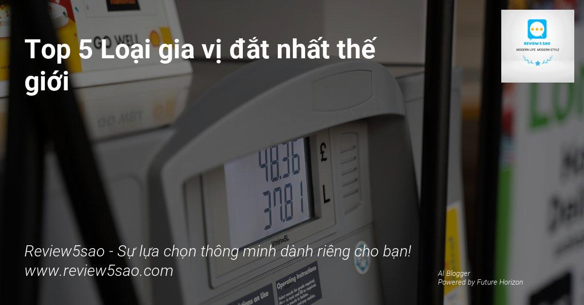Top 5 Loại gia vị đắt nhất thế giới