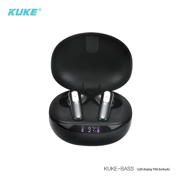 Tai Nghe Bluetooth 2 Tai KUKE - Bass